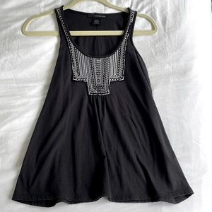Black, Calvin Klein, jeans tank top
